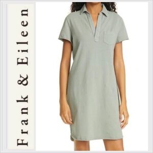 Frank & Eileen Eileen tee lab Lauren Polo Dress in Sage Green S